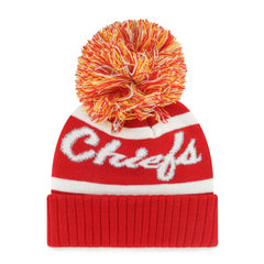 Kansas City Chiefs 47 brand '47 Women's Spirited Cuffed Knit Hat with Pom