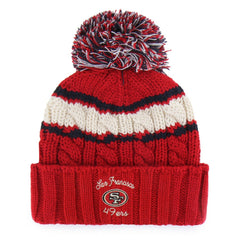 San Francisco 49ers 47 brand '47 Women's Emma Cuffed Knit Hat with Pom