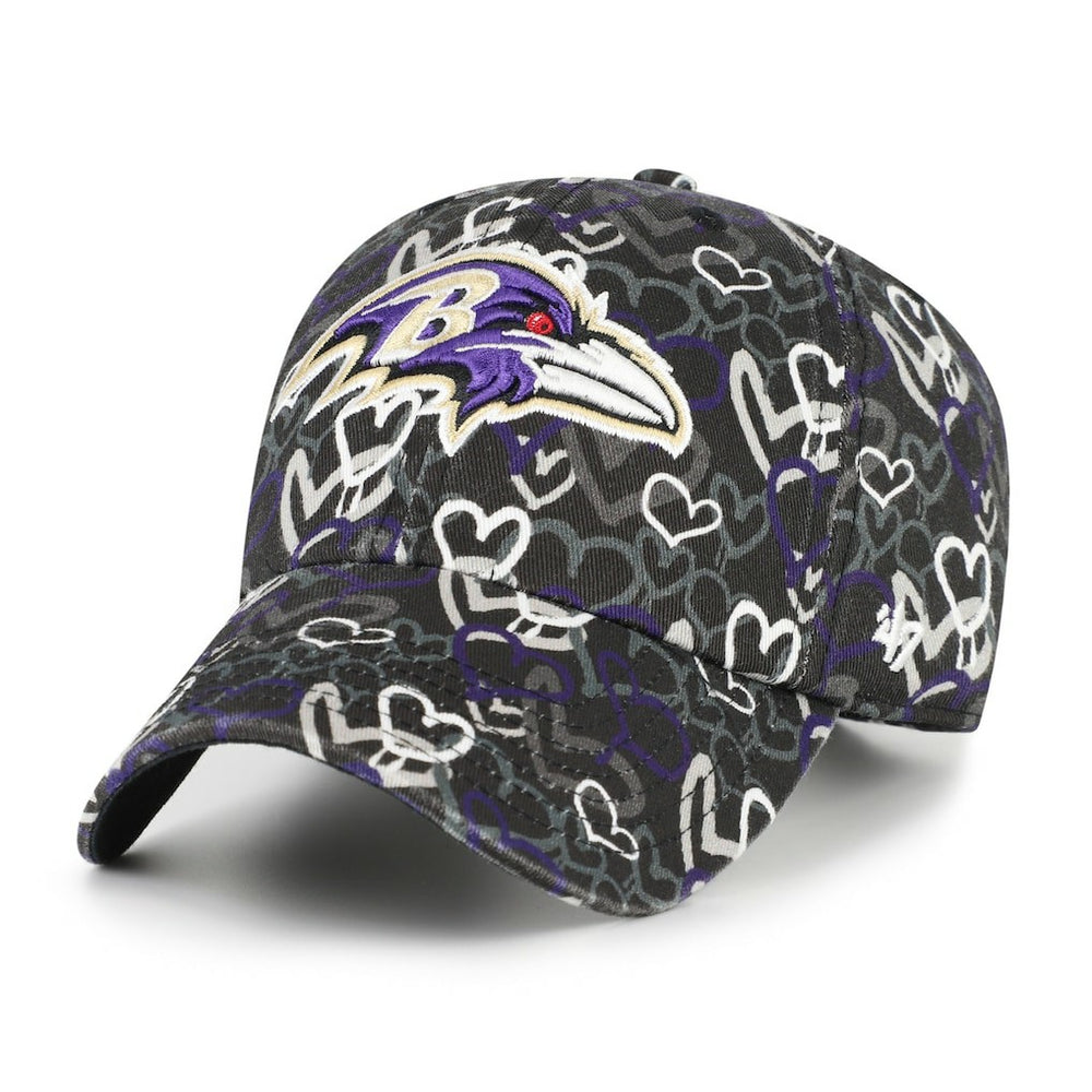 Baltimore Ravens 47 brand '47 Girls Youth Mural Clean Up Adjustable Hat