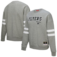 Philadelphia Flyers Mitchell & Ness Women's Logo Lightweight Pullover Sweatshirt Outlet