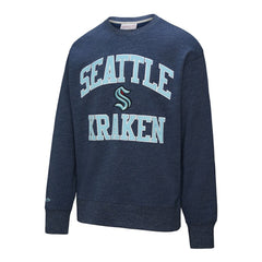 Seattle Kraken Mitchell & Ness Playoff Win Fleece Pullover Sweatshirt On Sale