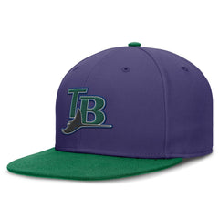 Tampa Bay Rays Nike True Primetime Two-Tone Performance Fitted Hat | MLB US