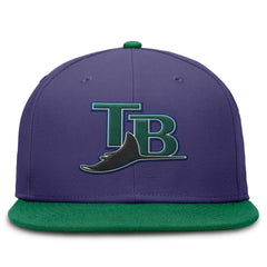 Tampa Bay Rays Nike True Primetime Two-Tone Performance Fitted Hat | MLB US