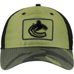 Vancouver Canucks Fanatics Military Appreciation Trucker Adjustable Hat For Sale