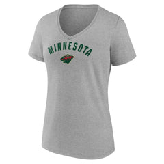 Minnesota Wild Fanatics Women's V-Neck T-Shirt For Sale