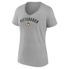 Pittsburgh Penguins Fanatics Women's V-Neck T-Shirt Outlet