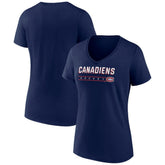 Montreal Canadiens Fanatics Women's V-Neck T-Shirt Online
