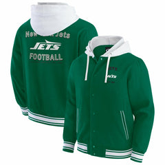 New York Jets Fanatics Darius Rucker Collection Full-Snap Hoodie Jacket