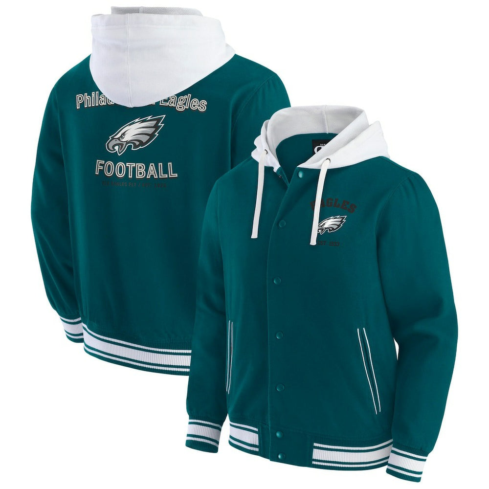 Philadelphia Eagles Fanatics Darius Rucker Collection Full-Snap Hoodie Jacket