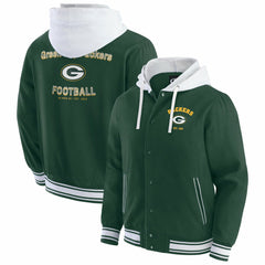 Green Bay Packers Fanatics Darius Rucker Collection Full-Snap Hoodie Jacket