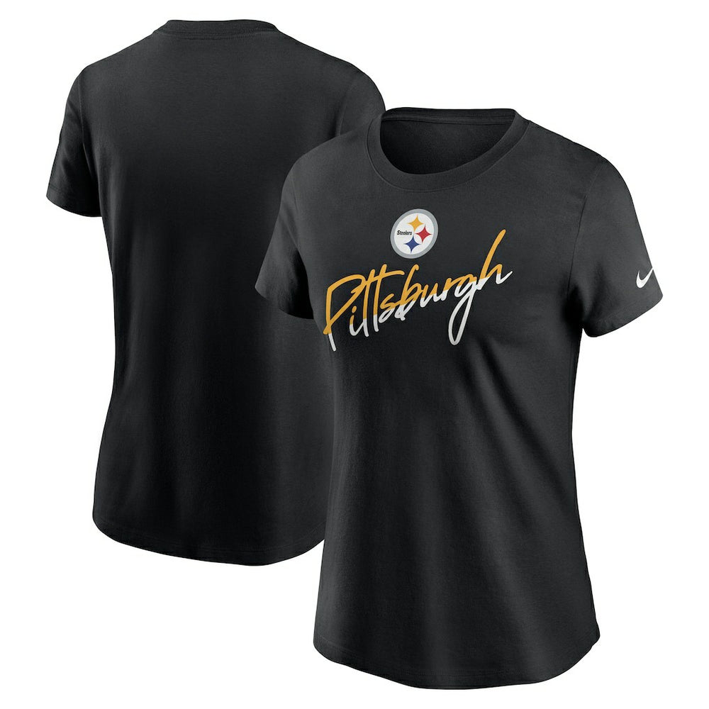 Pittsburgh Steelers Nike Women's Team City Roll T-Shirt