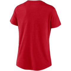 Washington Nationals Nike Women's Local Team Tri-Blend V-Neck T-Shirt | MLB Discount