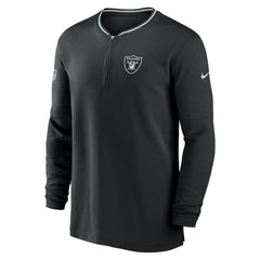 Las Vegas Raiders Nike Coach Half-Zip Sweatshirt