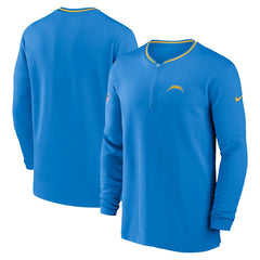 Los Angeles Chargers Nike Coach Half-Zip Sweatshirt