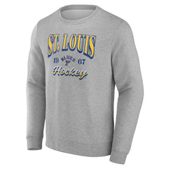 Fanatics St. Louis Blues Gray Nimbus Fleece Pullover Sweatshirt Online