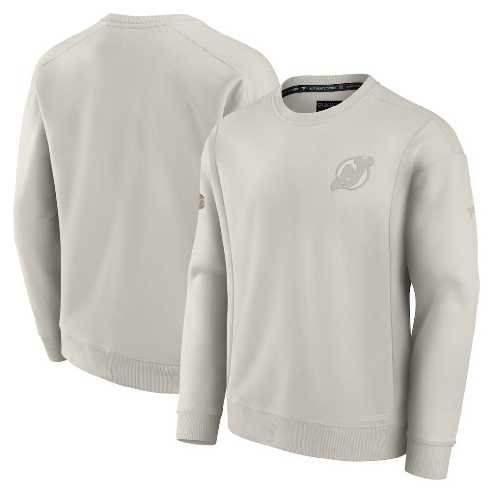 New Jersey Devils Fanatics Authentic Pro Road Fleece Sweatshirt On Sale