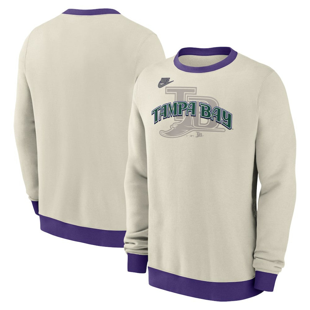 Tampa Bay Rays Nike Cooperstown Collection Fleece Pullover Sweatshirt | MLB On Sale
