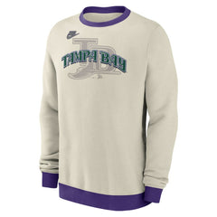 Tampa Bay Rays Nike Cooperstown Collection Fleece Pullover Sweatshirt | MLB On Sale