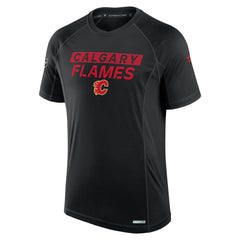 Calgary Flames Fanatics Authentic Pro Rink Tech T-Shirt Online