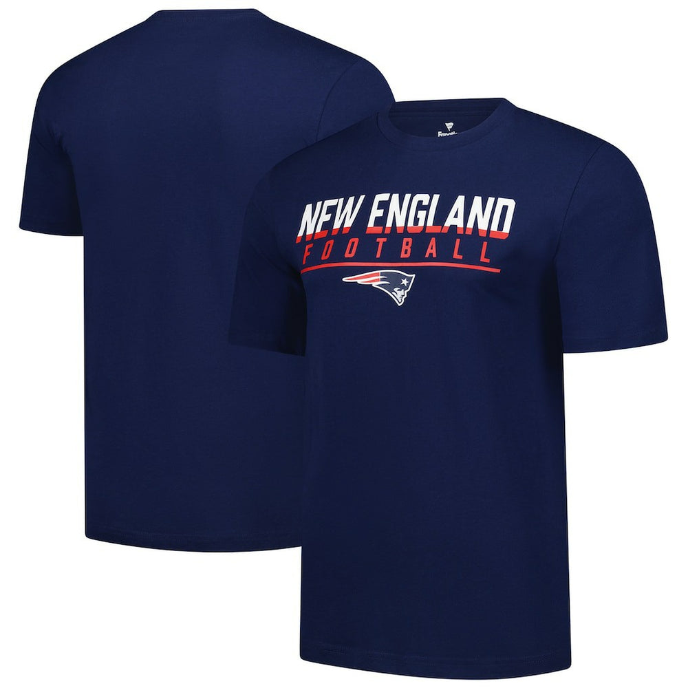 New England Patriots Fanatics Blocked T-Shirt