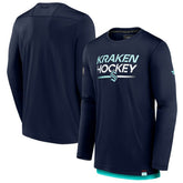 Seattle Kraken Fanatics Authentic Pro Tech Long Sleeve T-Shirt Online