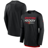Ottawa Senators Fanatics Authentic Pro Tech Long Sleeve T-Shirt Discount