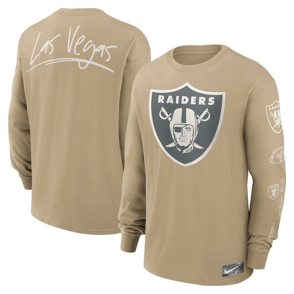 Las Vegas Raiders Nike Essential Statement Max90 Long Sleeve T-Shirt