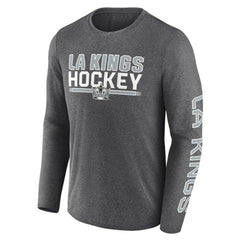 Los Angeles Kings Fanatics Sweep Iconic Synthetic Long Sleeve T-Shirt On Sale