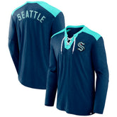 Seattle Kraken Fanatics Iconic Exclusive Long Sleeve T-Shirt Sale