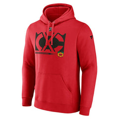 Chicago Blackhawks Fanatics Fleece Pullover Hoodie On Sale