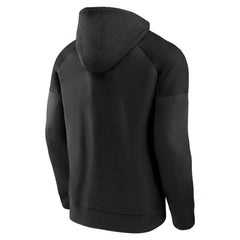 Calgary Flames Fanatics Black Ice Defender Raglan Pullover Hoodie Sale