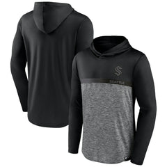 Seattle Kraken Fanatics Iconic Defender Pullover Hoodie Outlet