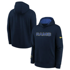 Los Angeles Rams Nike Youth 2025 Rivalries Collection Club Hoodie