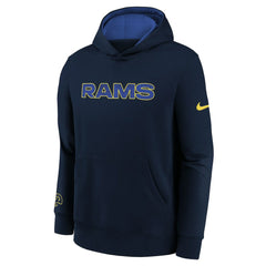 Los Angeles Rams Nike Youth 2025 Rivalries Collection Club Hoodie