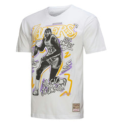 Magic Johnson Los Angeles Lakers Hardwood Classics Chalked Up T-Shirt Outlet