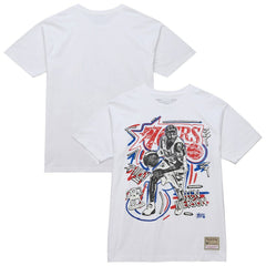 Allen Iverson Philadelphia 76ers Hardwood Classics Chalked Up T-Shirt Online