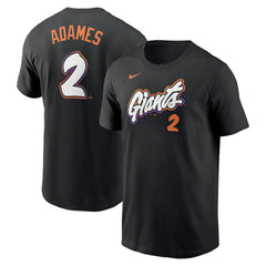 Willy Adames San Francisco Giants Nike 2025 City Connect Fuse Name & Number T-Shirt | MLB Outlet
