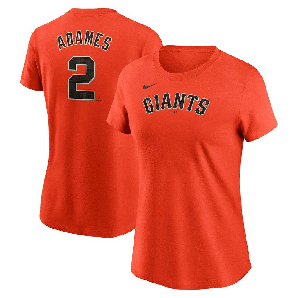 Willy Adames San Francisco Giants Nike Women's Cooperstown Collection Fuse Name & Number T-Shirt | MLB Outlet