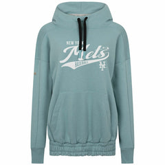 New York Mets Levelwear Women's Waterfall Glide Pullover Hoodie | MLB Discount
