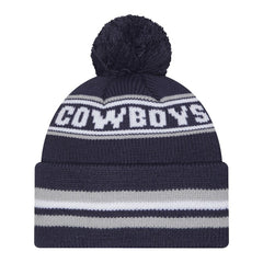 Dallas Cowboys New Era Youth Classic Cuffed Knit Hat with Pom