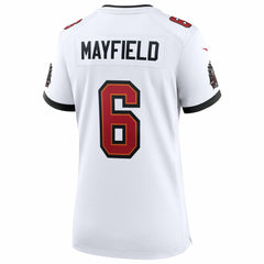 Tampa Bay Buccaneers Nike Baker Mayfield Women's 50th Season White Game Jersey