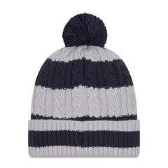 Dallas Cowboys New Era Women's Braided Cuffed Knit Hat with Pom