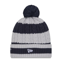Dallas Cowboys New Era Women's Braided Cuffed Knit Hat with Pom