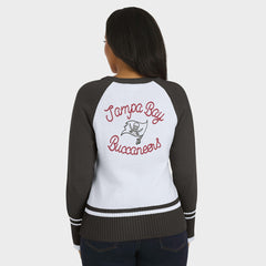 Tampa Bay Buccaneers WEAR by Erin Andrews Women's Colorblock Raglan Sweater