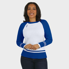 Buffalo Bills WEAR by Erin Andrews Women's Colorblock Raglan Sweater