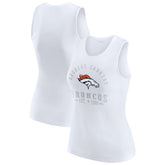 Denver Broncos WEAR by Erin Andrews Women's Ribbed Graphic Tank Top