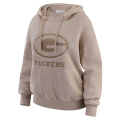 Green Bay Packers WEAR by Erin Andrews Women's Washed Pullover Crewdie