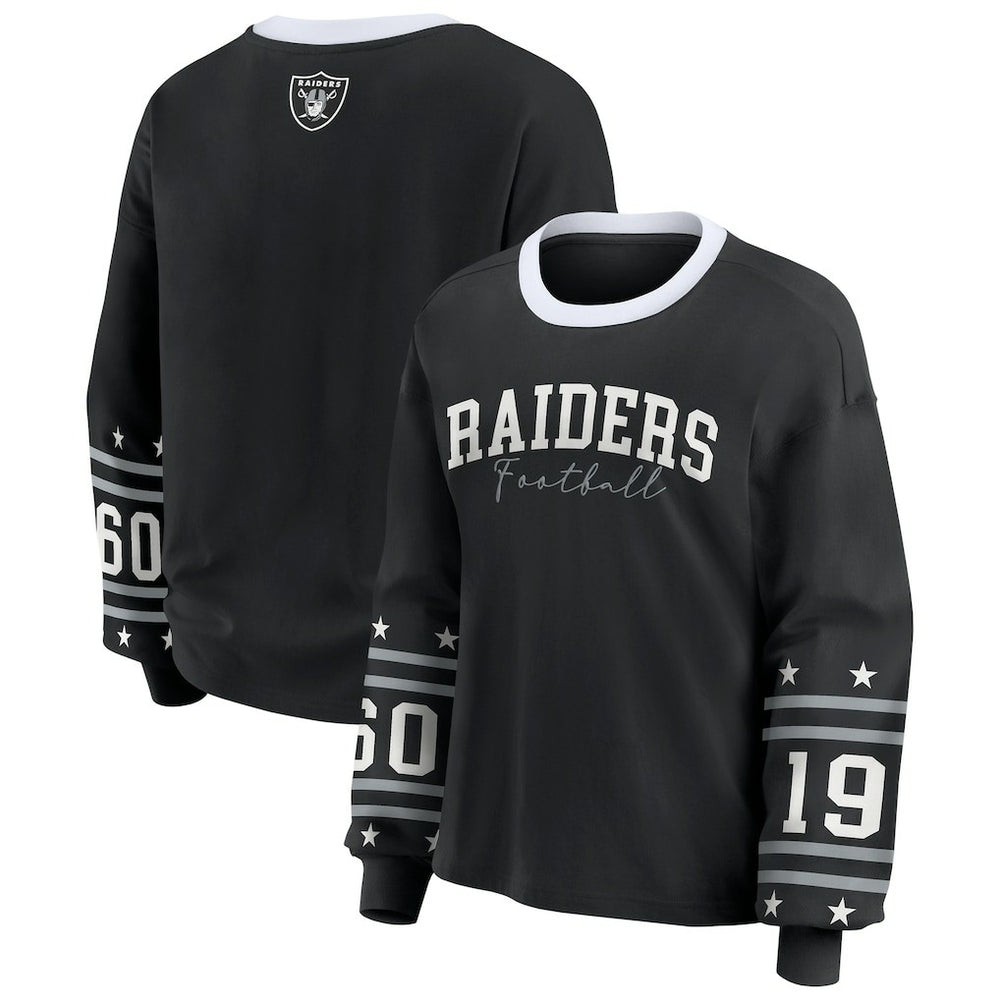 Las Vegas Raiders WEAR by Erin Andrews Women's Sport Long-Sleeve T-Shirt