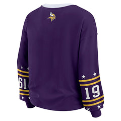 Minnesota Vikings WEAR by Erin Andrews Women's Sport Long-Sleeve T-Shirt