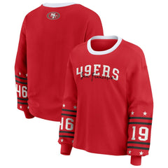 San Francisco 49ers WEAR by Erin Andrews Women's Sport Long-Sleeve T-Shirt